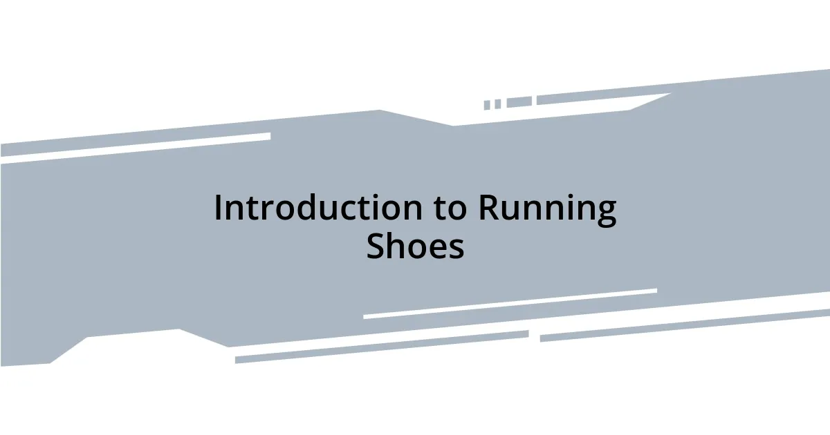 Introduction to Running Shoes